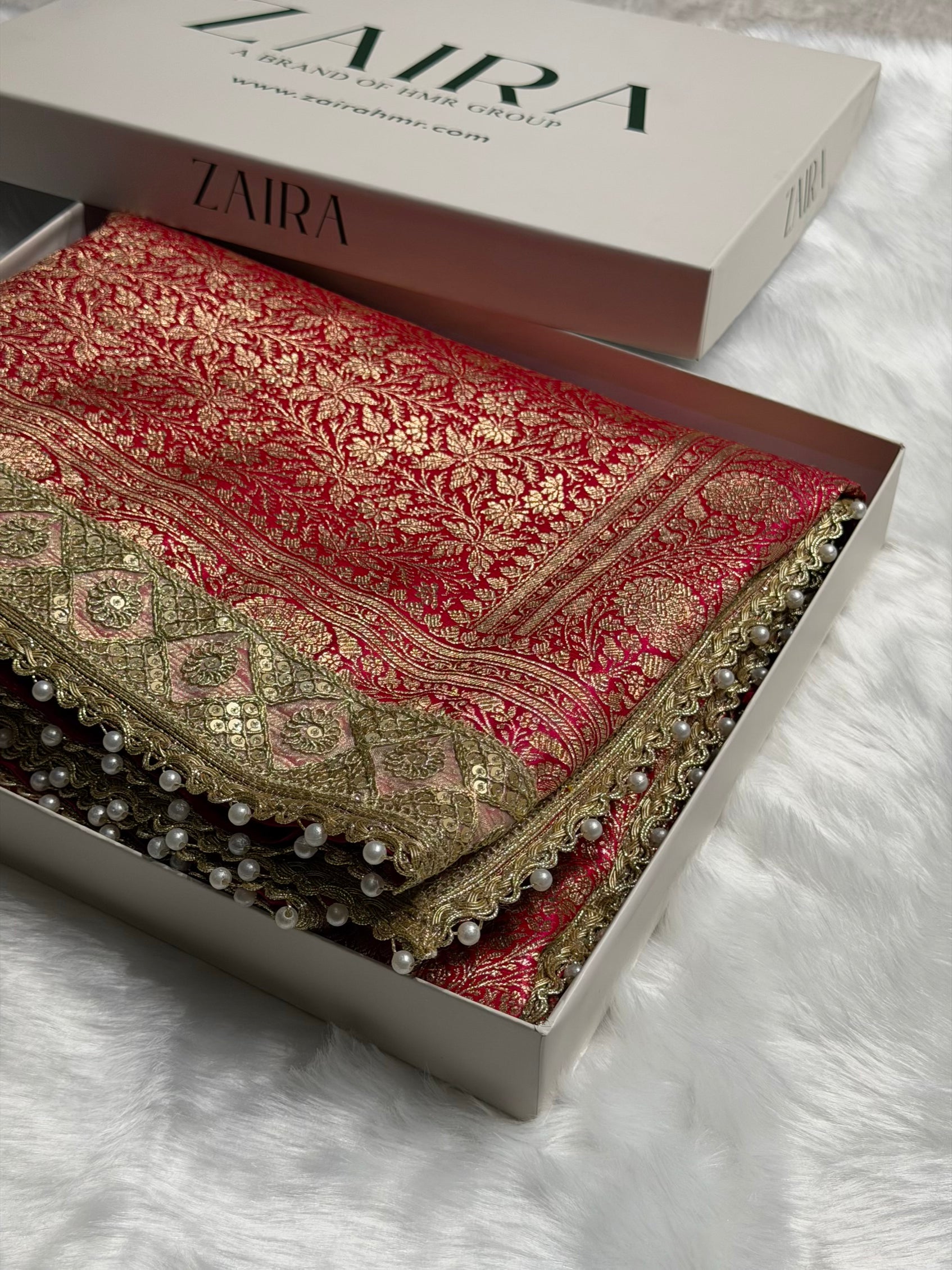 Rani Shades Brocket With Gotta Patti Satin Silk Saree Banarasi Saree Shades SSGP30