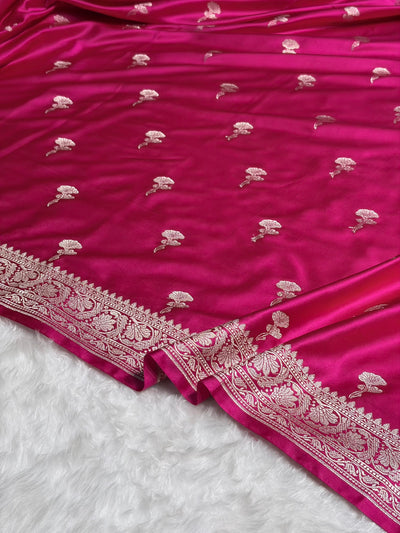 Rani Shades Minakari Boota Mashru Silk Saree MCS51
