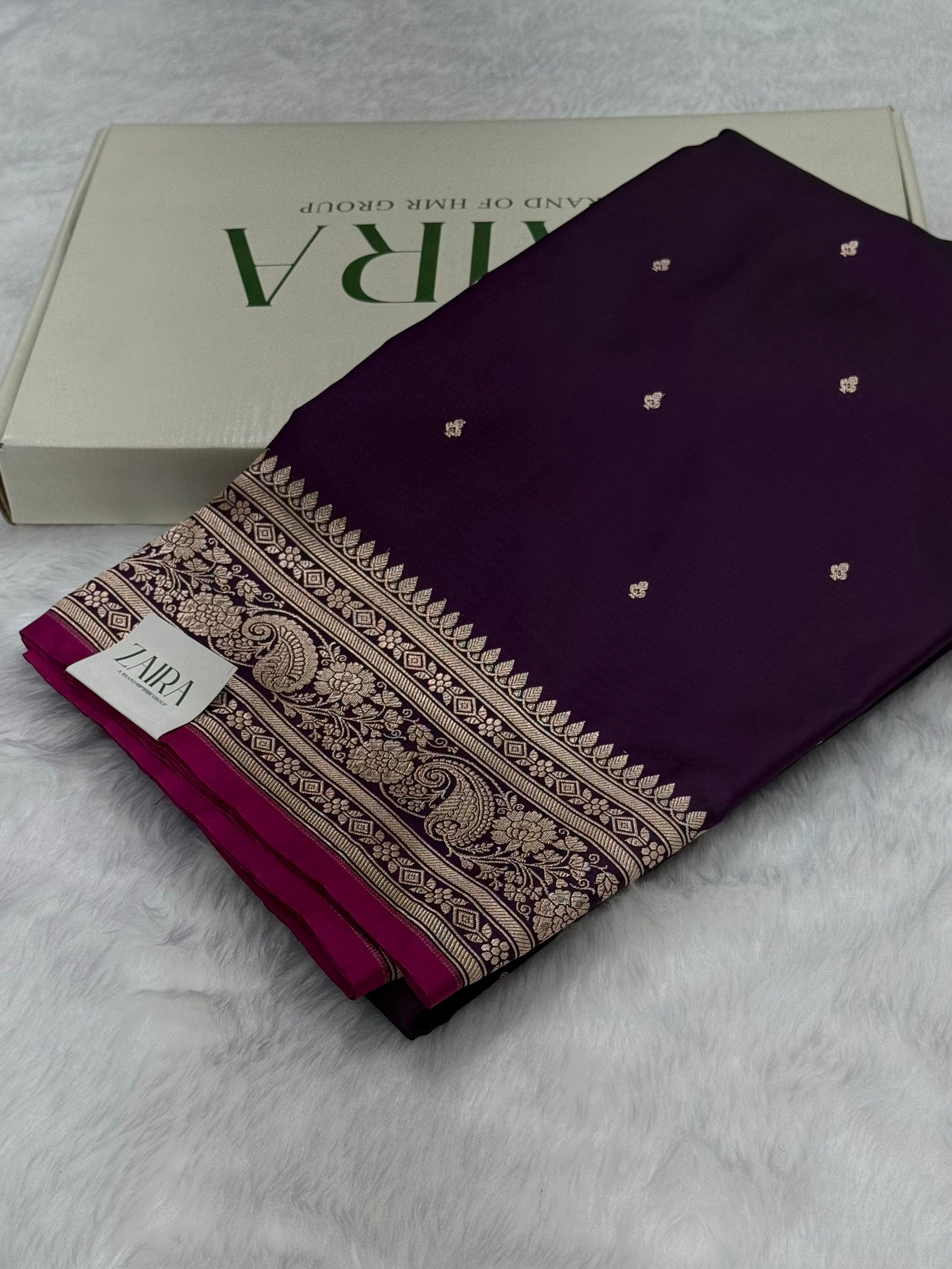 Wine Shades Mashru Silk Saree for Festive Seasons MSM 66