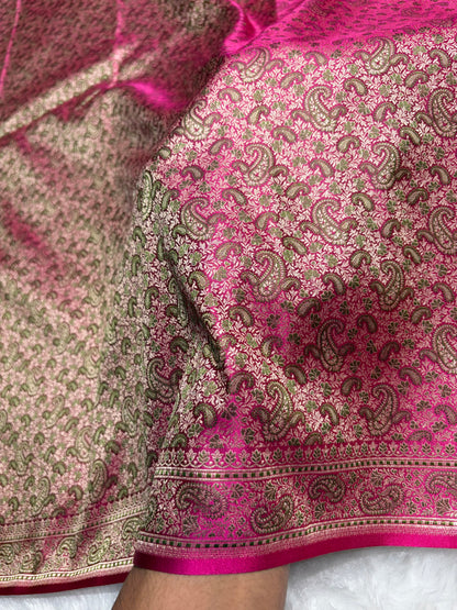 Rani Jamawar Tanchoi Katan Silk Saree SKTM-11