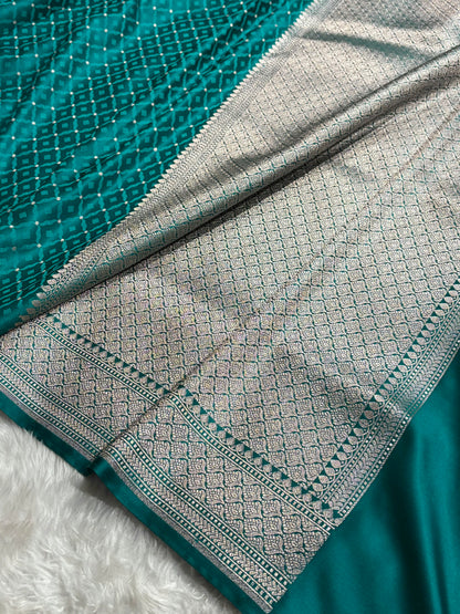 Rama Shades Tanchoi Motif Mashru Silk Saree MST-14