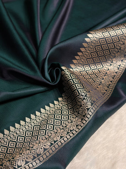 Rama Shades Tanchoi Motif Mashru Silk Saree MST-12