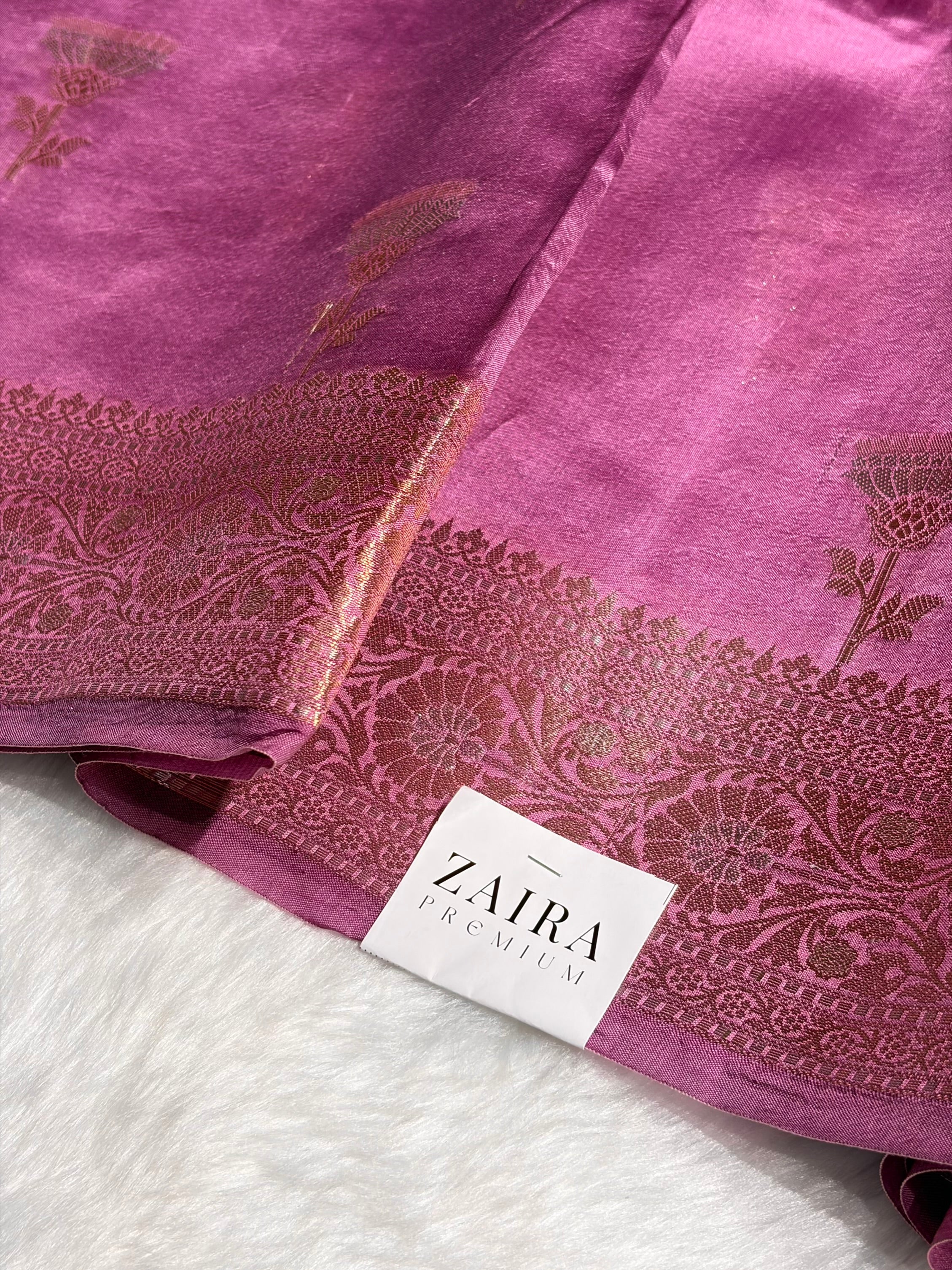 Dusty Pink Shade Pure Caramel Mango Silk CS-22