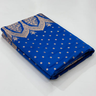 Katan Silk Saree In Blue Shades SK01