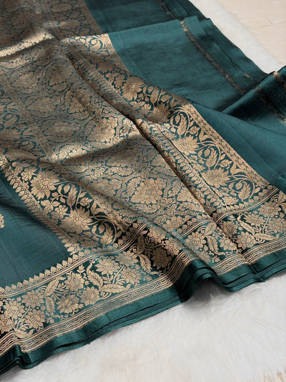 Rama Shades Meena Boota Handwoven Raw Mango Silk RM-22