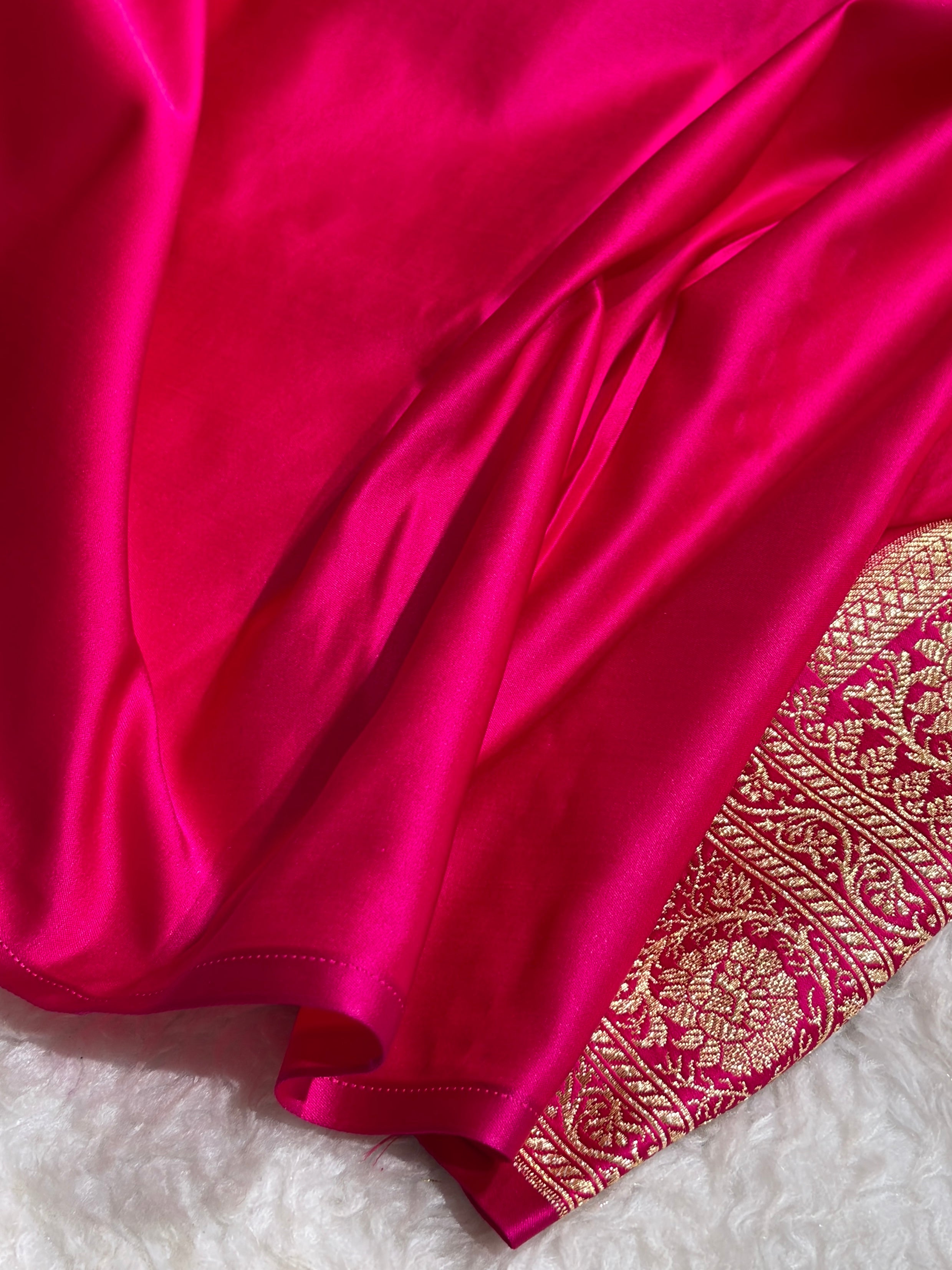 Rani Banarasi Brocade Soft Katan Silk Saree SK44