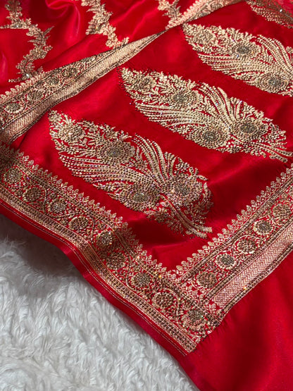 Bridal Red Cross with Bananasi Swarovski Stone Work BSS35