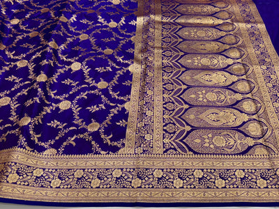 Light Weight Purple Satin Silk Saree SS14