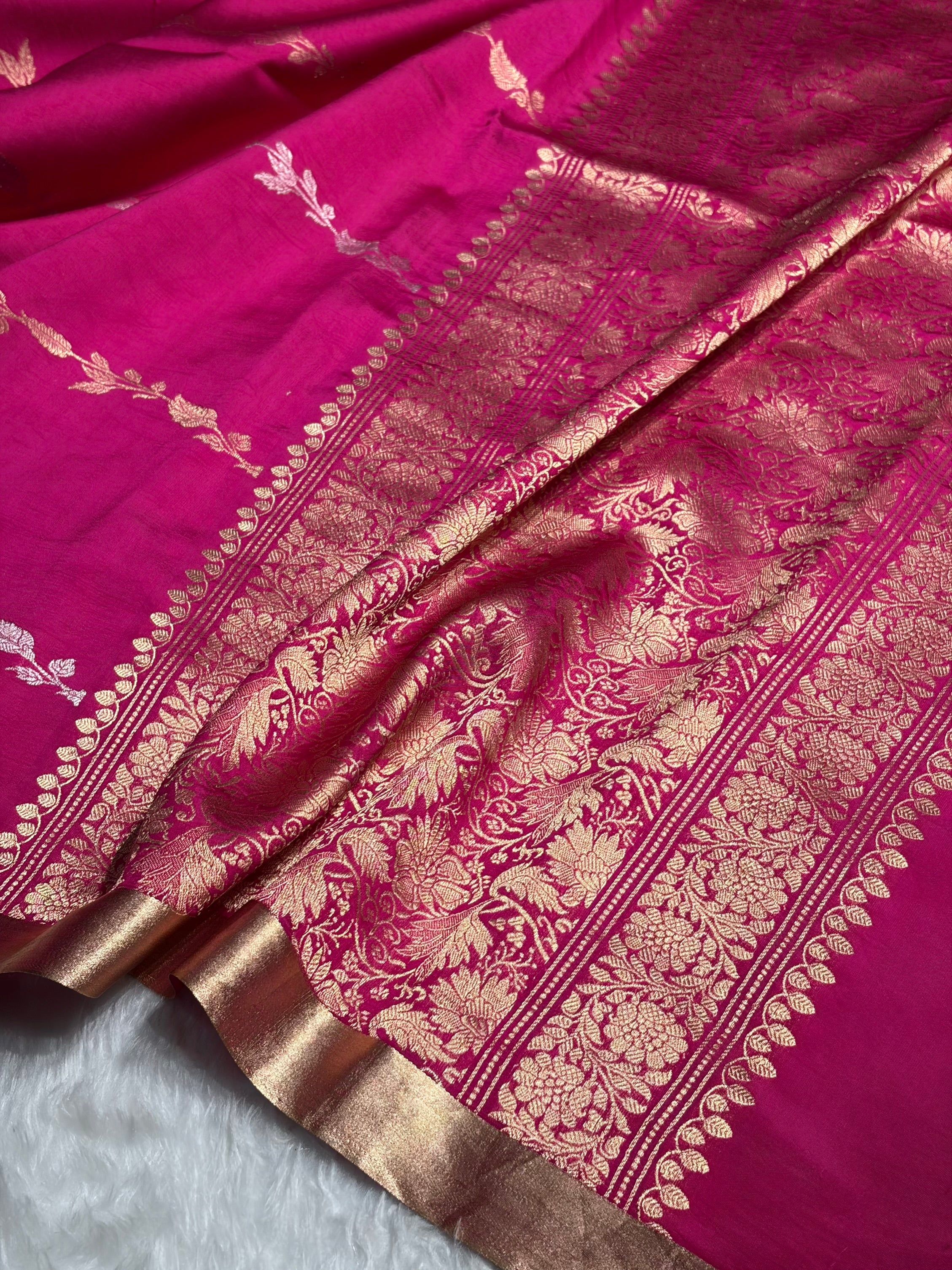 Rani Shades Handwoven Pure Raw Mango Silk RM-39