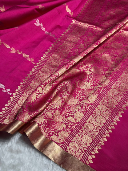 Rani Shades Handwoven Pure Raw Mango Silk RM-39