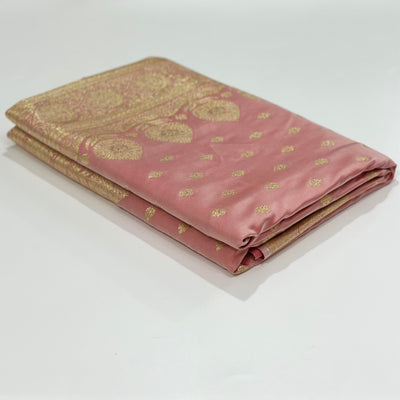 Katan Silk Saree In Baby Pink Shades SK10