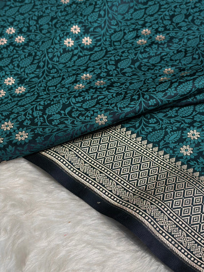 Rama Shades Tanchoi Motif Mashru Silk Saree MST-12