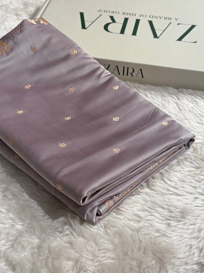 Banarasi Satin Katan Saree Booti PatterIn Sea Green Shades SK134