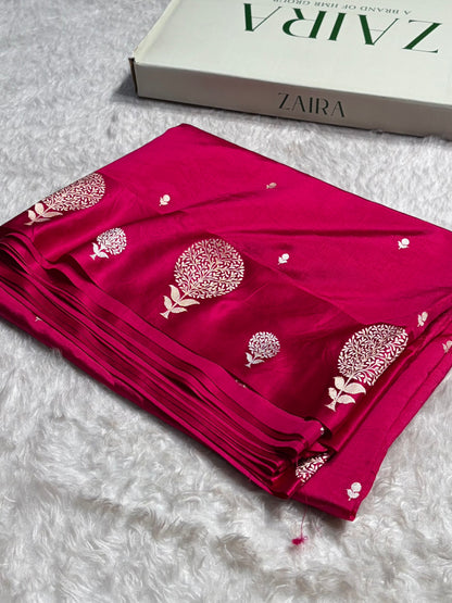 Rani Shades Handwoven Pure Paper Katan Silk RM-65