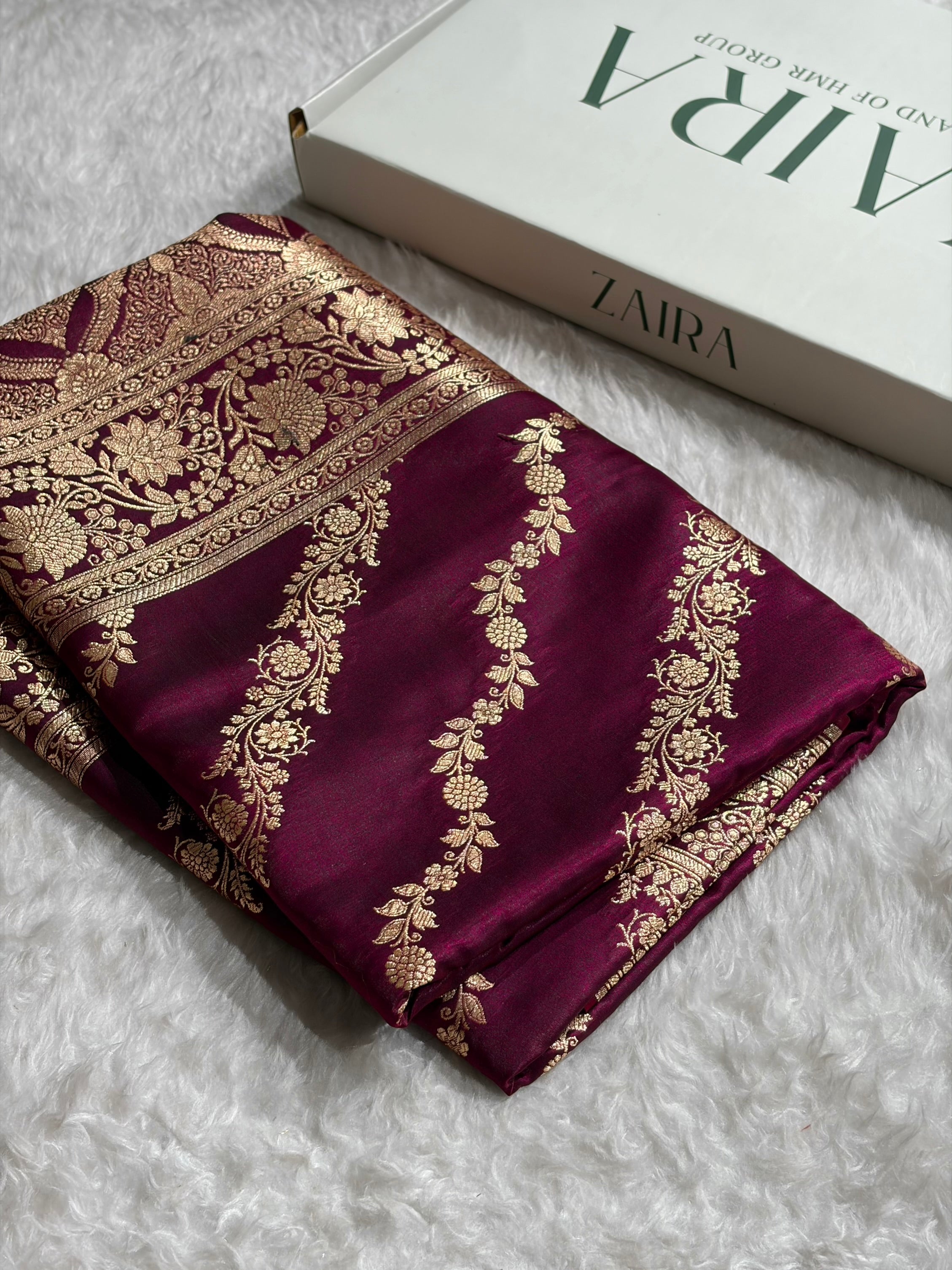 Ultra Light Weight Satin Silk Wine Cross SS10