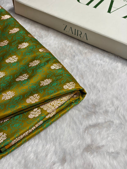 Liril Mahendi Shades Tanchoi Motif Mashru Silk Saree MST-10