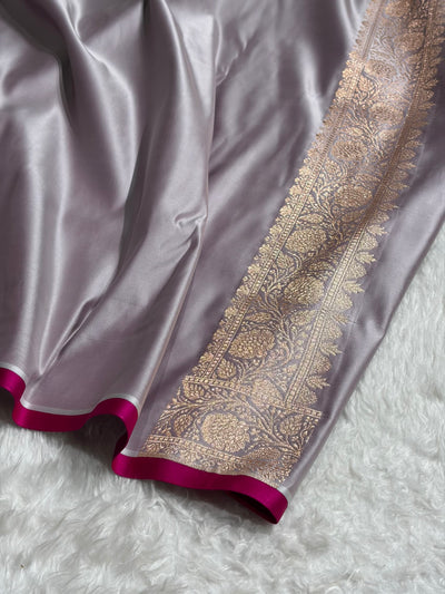 Banarasi Grape Booti Katan Silk Saree SK09