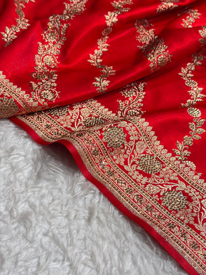 Bridal Red Cross with Swarovski Stone Work BSS10