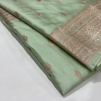 Light Pista Mashru Silk Booti