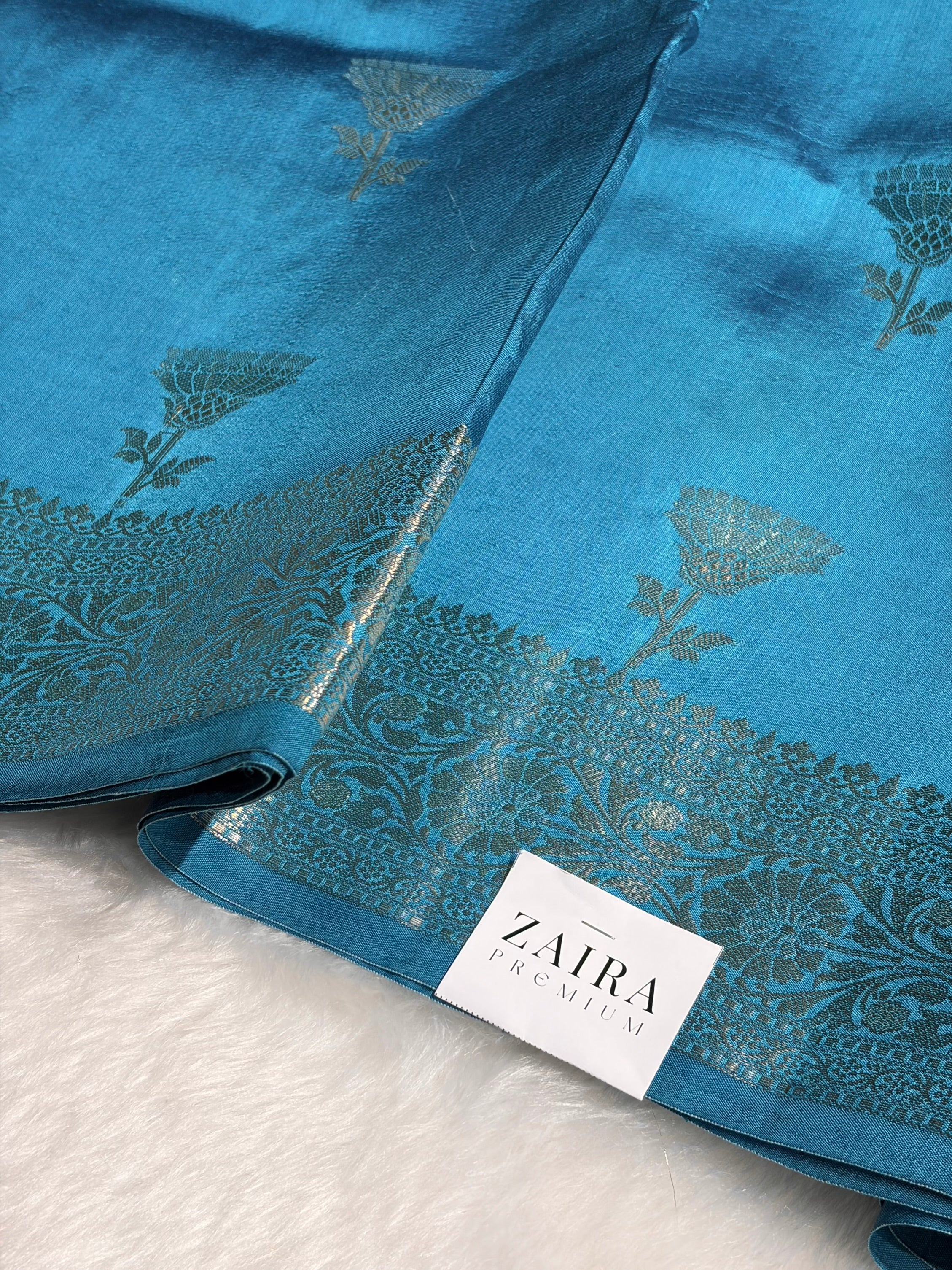 German Blue Shade Pure Caramel Mango Silk CS-22