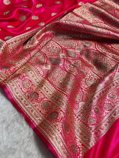 Chand Tara Cross Rani Boota With Traditional Banarasi Swarovski Work BSS04 (R)