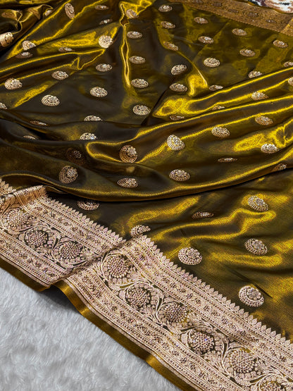 Chand Tara Mehendi Boota With Traditional Banarasi Swarovski Work BSS04 (R)