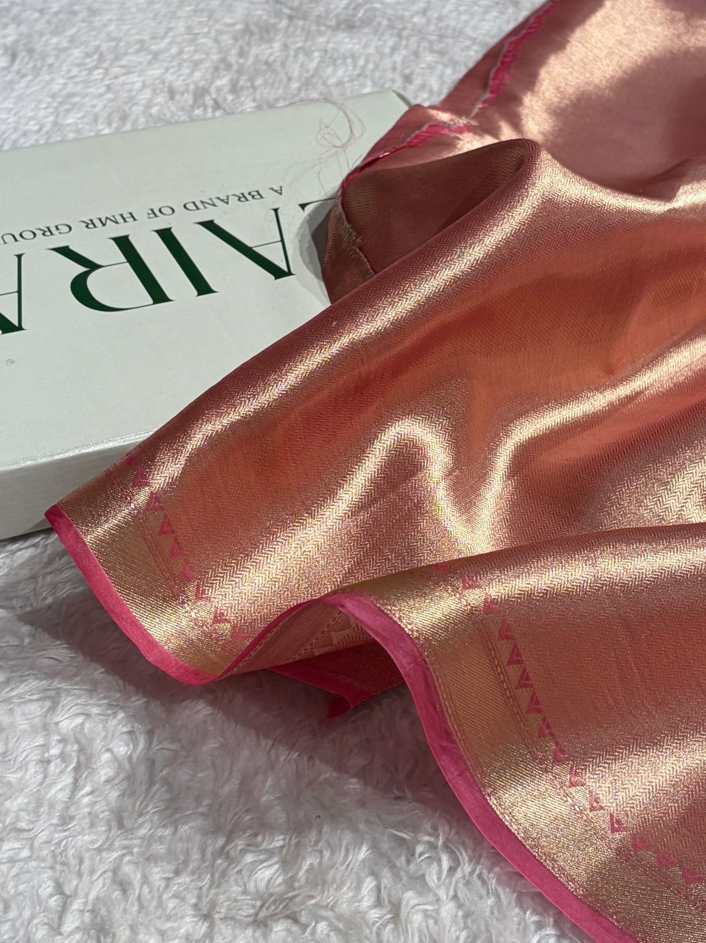 Ombre Rani Pure Organza  Banarasi Silk Saree PO-01