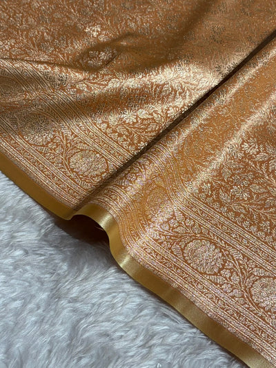 Cheeku Shades Brocket Satin Silk Saree Banarasi Saree Shades SS30