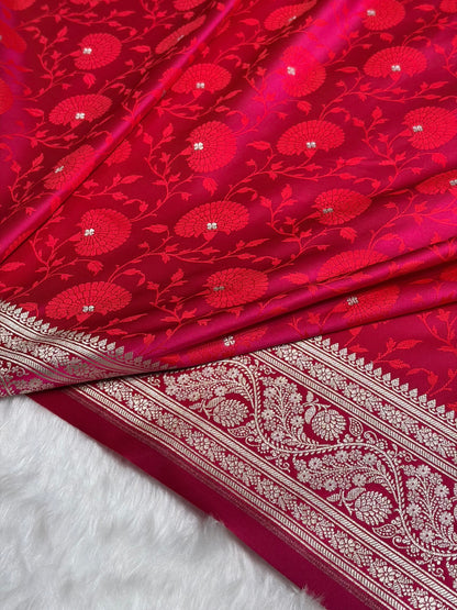 Rani Shades Tanchoi Motif Mashru Silk Saree MST-11