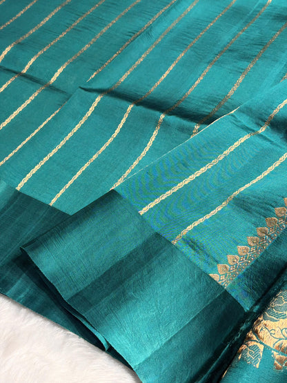 Rama Shades Meena Boota Handwoven Raw Mango Silk RM-26