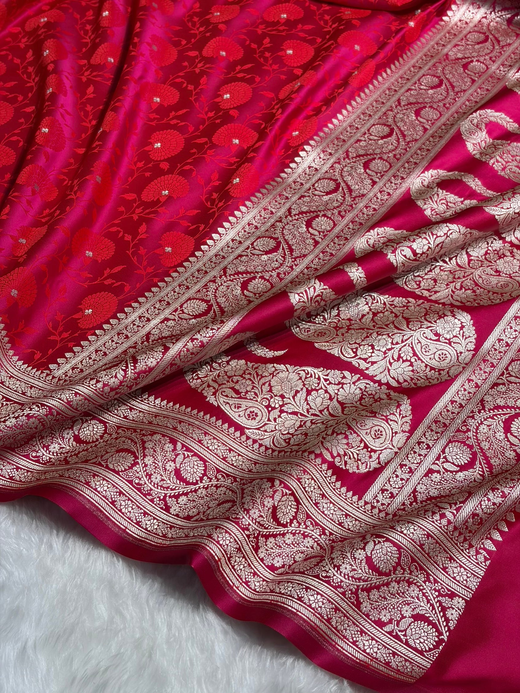 Rani Shades Tanchoi Motif Mashru Silk Saree MST-11