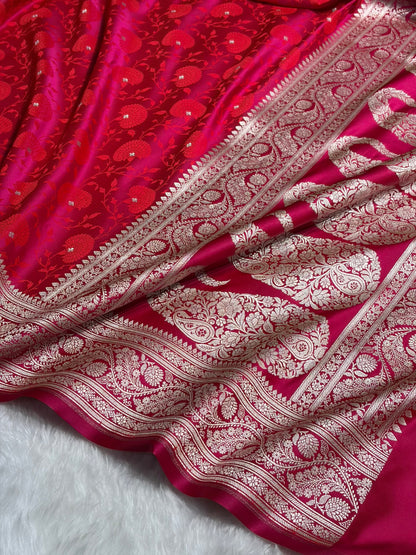 Rani Shades Tanchoi Motif Mashru Silk Saree MST-11