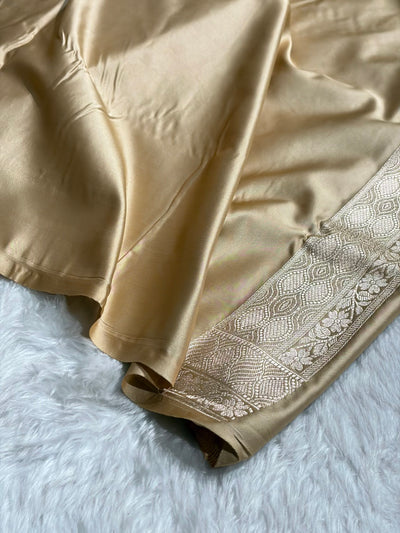 Beige Shades Tanchoi Motif Mashru Silk Saree MST-15