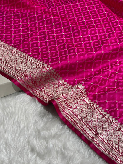 Rani Shades Tanchoi Motif Mashru Silk Saree MST-14