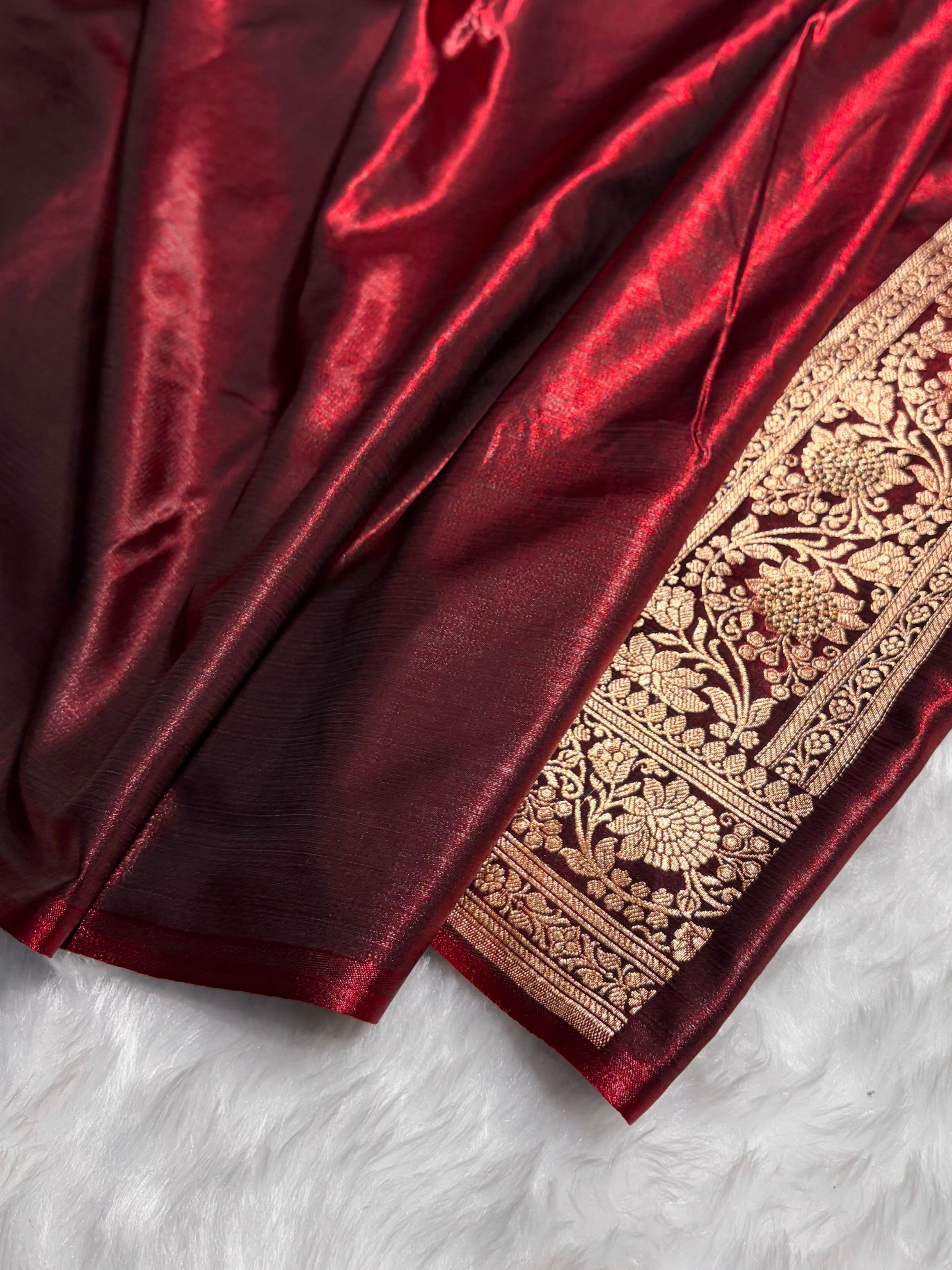 Maroon Shades Cross with Swarovski Stone Work BSS-10