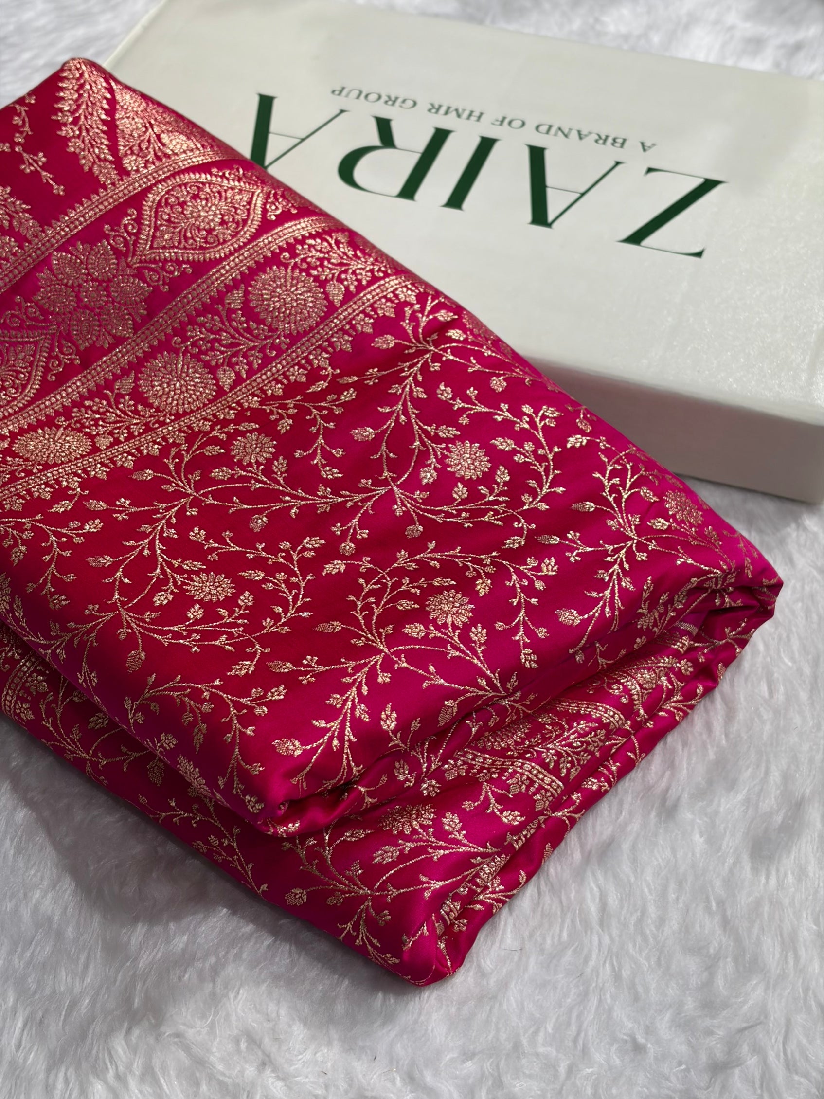 Banarasi Rani Brocade Soft Katan Silk Saree SKB-05