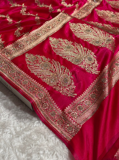 Bridal Rani Cross with Bananasi Swarovski Stone Work BSS35