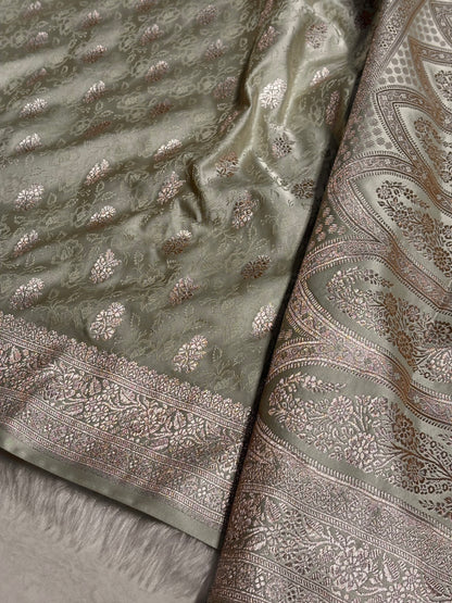 Tusser Shades Tanchoi Motif Mashru Silk Saree MST-10