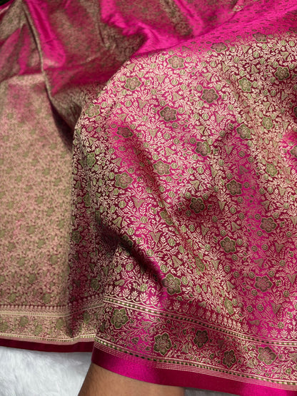 Rani Jamawar Tanchoi Katan Silk Saree SKTM-14