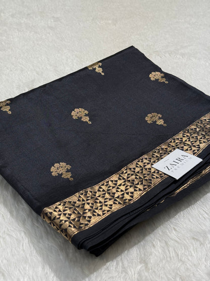 Black Boota Handwoven Paper Mango Silk