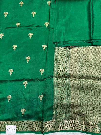 Rama Green Handwoven Paper Mango Silk