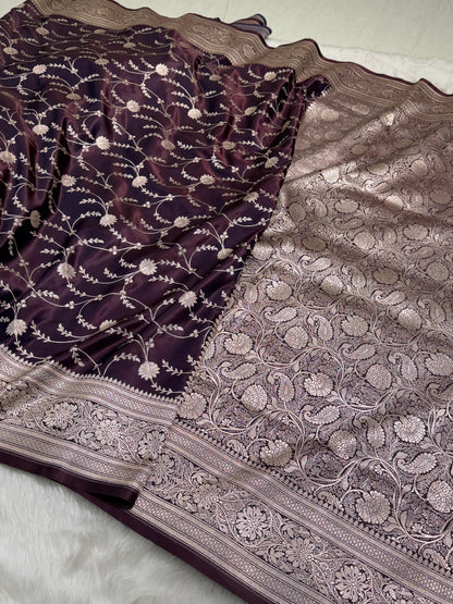 Premium Jamuni Banarasi Jaal Katan Silk Saree