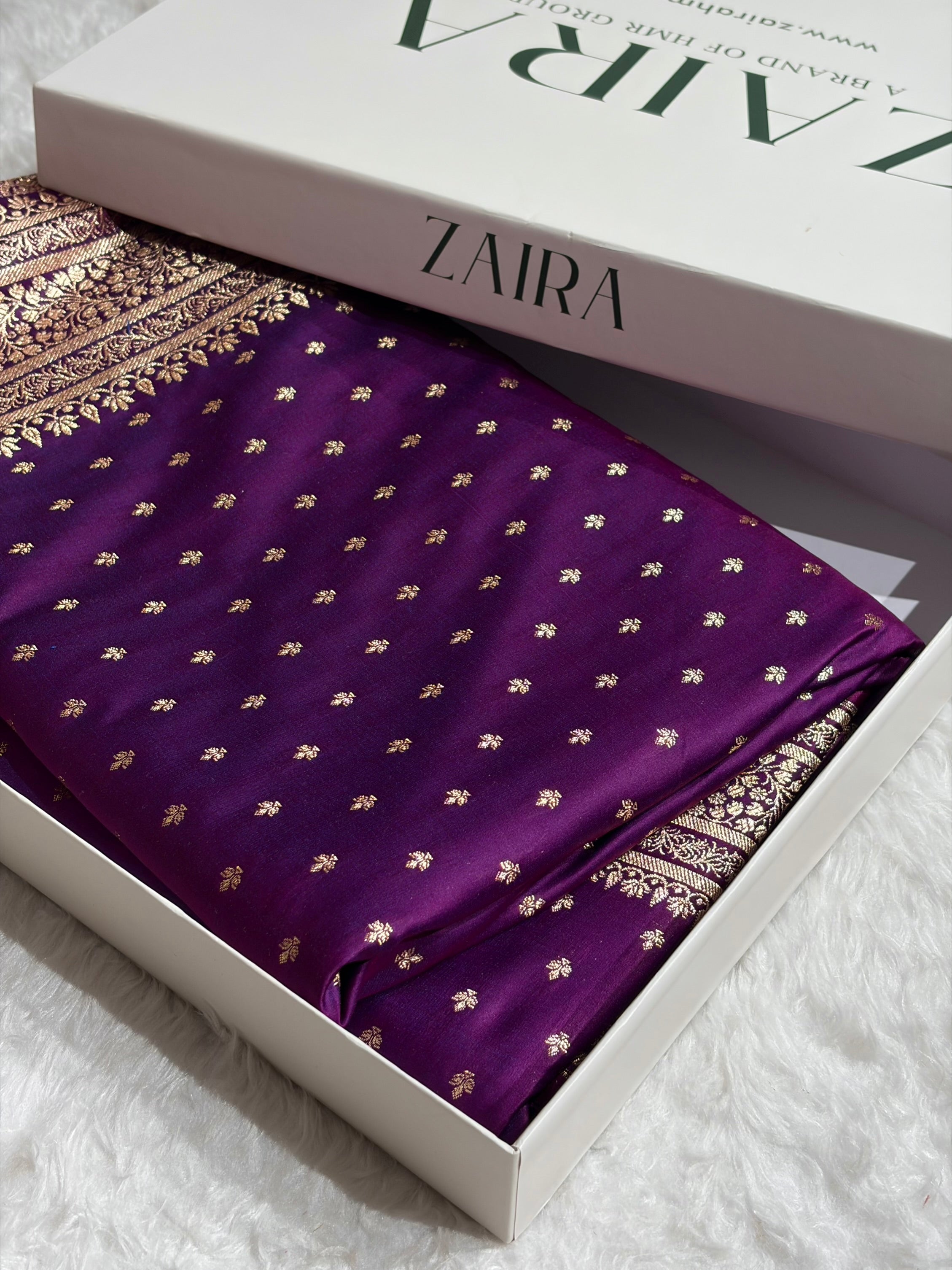 Banarasi Satin Katan Saree in Cross Wine Shades SK88