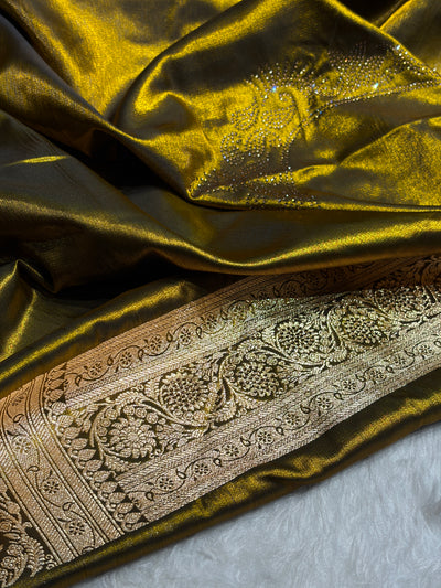 Chand Tara Mehendi Boota With Traditional Banarasi Swarovski Work BSS04 (R)