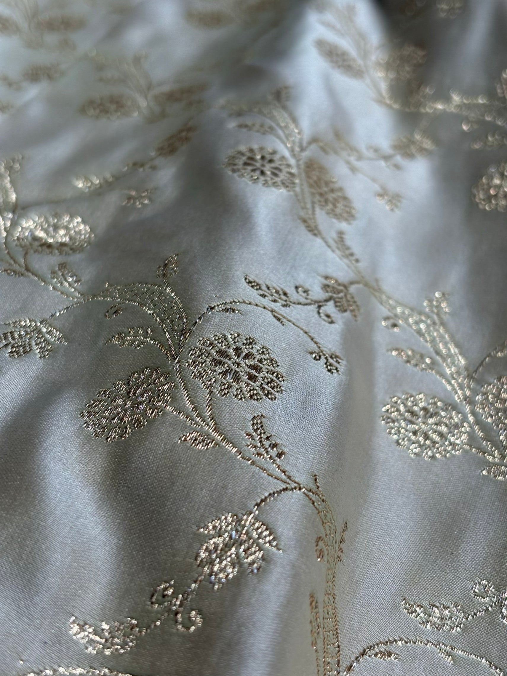 Tusser Cross Satin Katan Silk Saree SK17