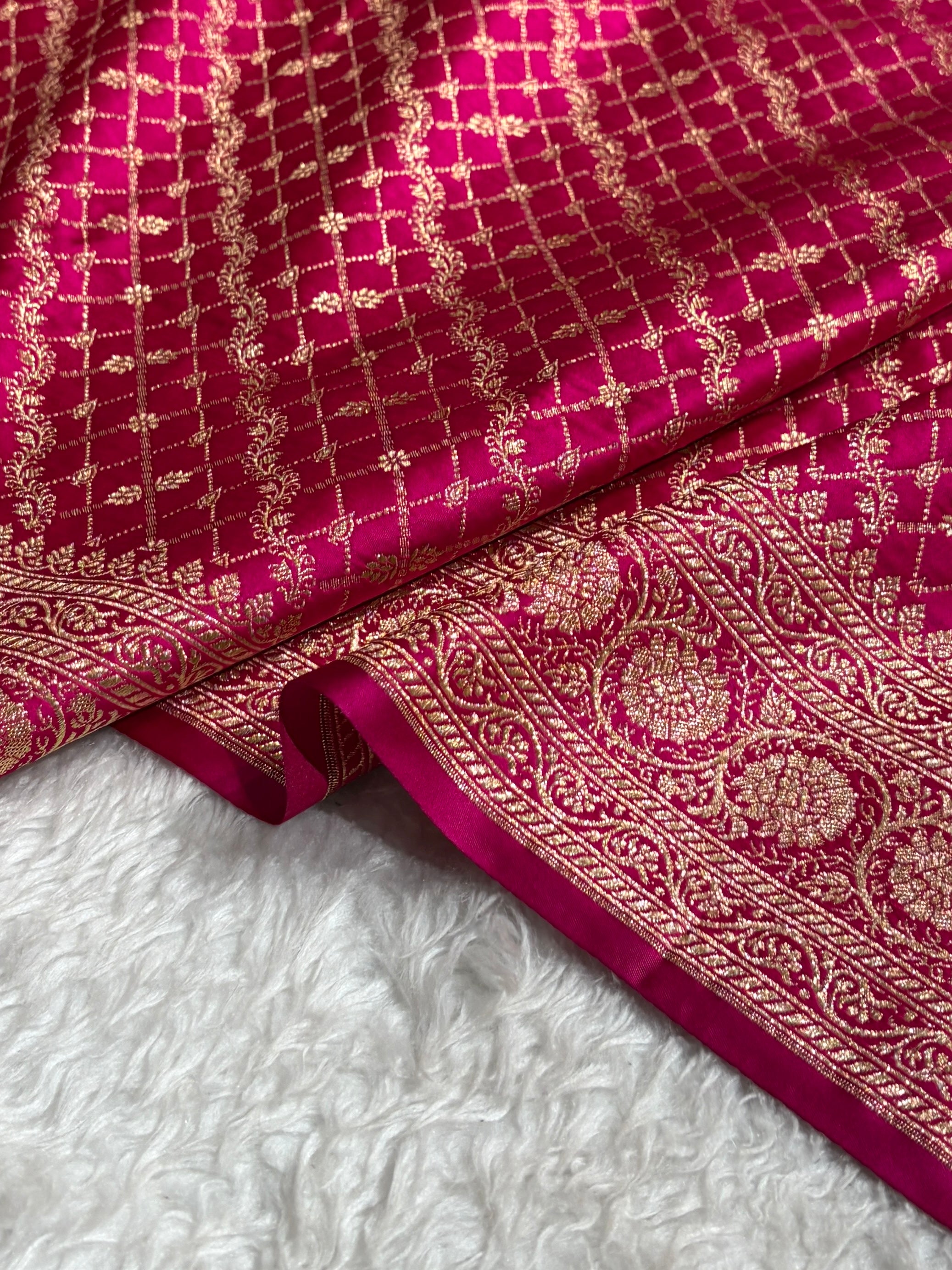 Rani Banarasi Brocade Soft Katan Silk Saree SKB-01