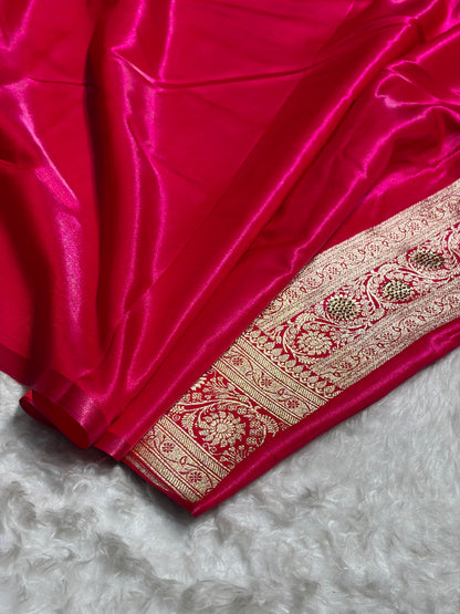 Chand Tara Cross Rani Boota With Traditional Banarasi Swarovski Work BSS04 (R)