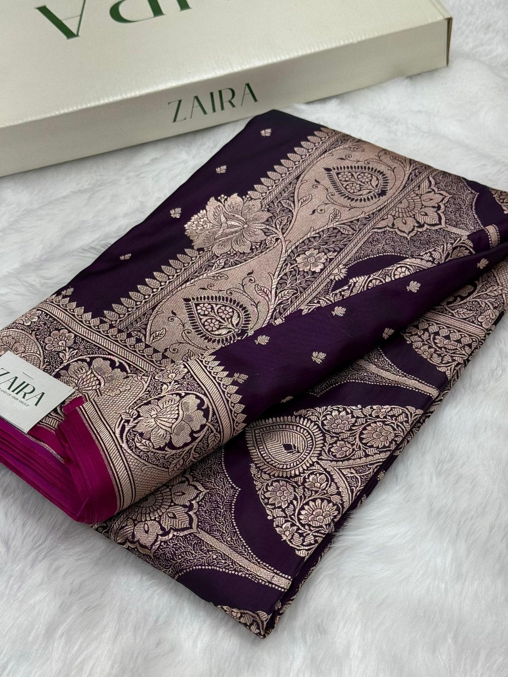 Wine shades Mashru Silk Saree for Festive Season MSM 25