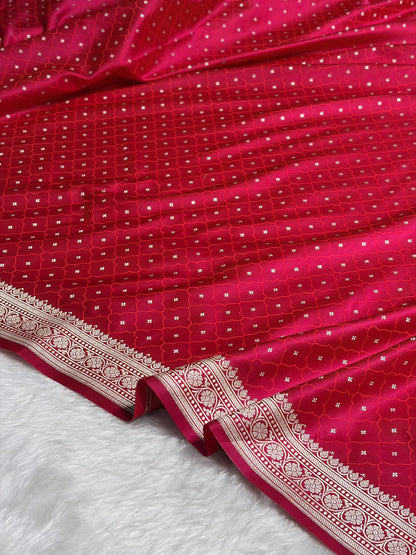 Rani Shades Tanchoi Motif Mashru Silk Saree MST-13