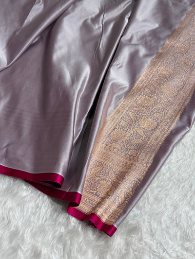 Banarasi Grape Booti Katan Silk Saree SK08